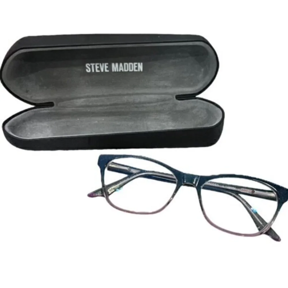 STEVE‎ MADDEN EYEGLASSES FRAME Frosted Green Fade WOMEN'S 49/14/130 mm w/CASE